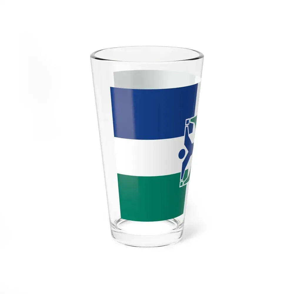 Flag of Columbia, Missouri - Pint Glass 16oz - Go Mug Yourself