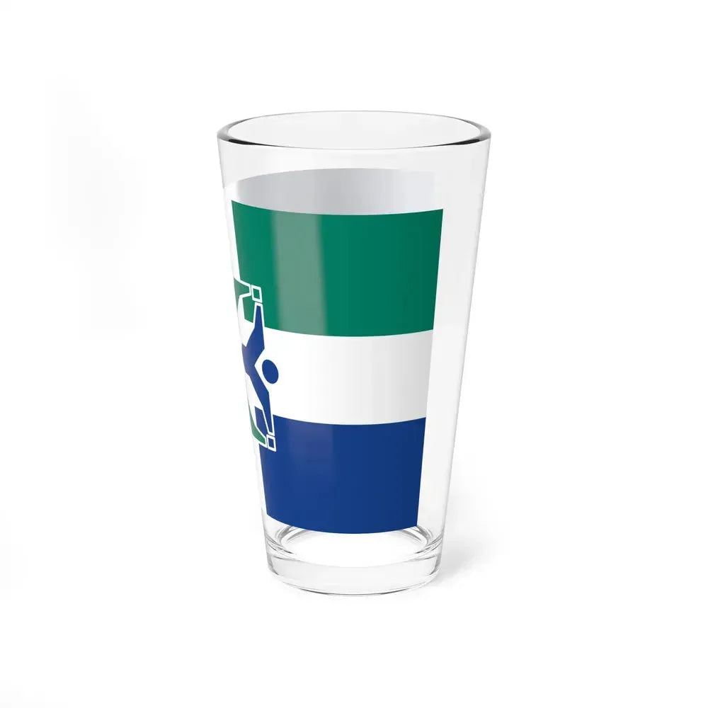Flag of Columbia, Missouri - Pint Glass 16oz - Go Mug Yourself