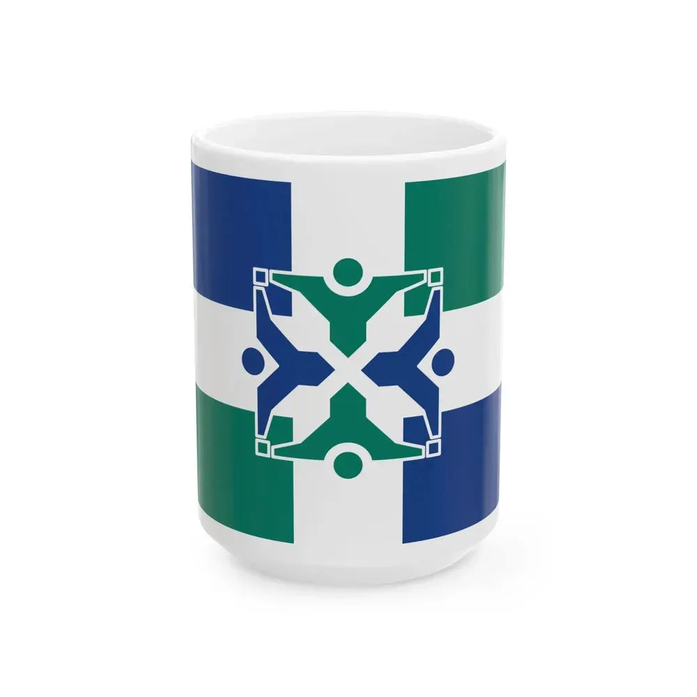 Flag of Columbia Missouri (United States) White Coffee Mug 15oz - Go Mug Yourself
