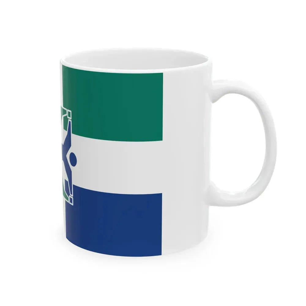 Flag of Columbia Missouri (United States) White Coffee Mug - Go Mug Yourself