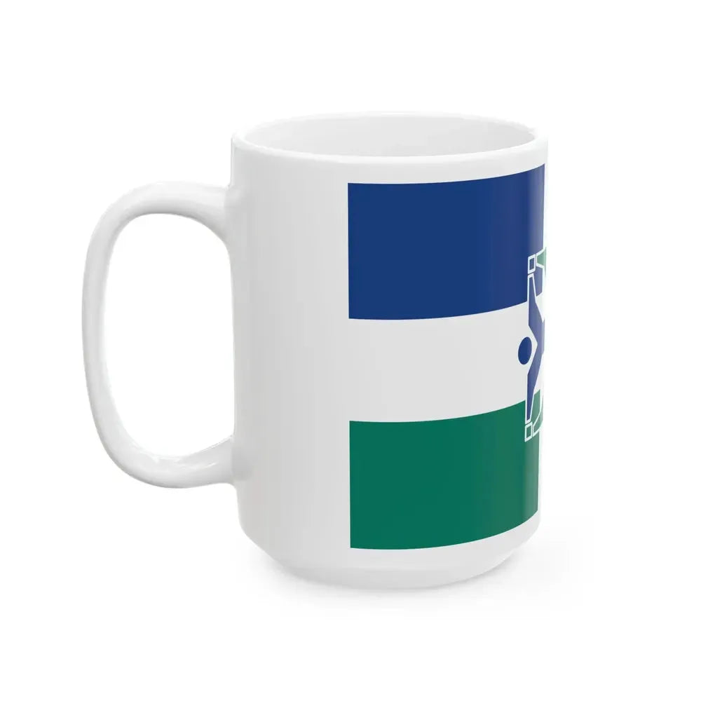 Flag of Columbia Missouri (United States) White Coffee Mug - Go Mug Yourself