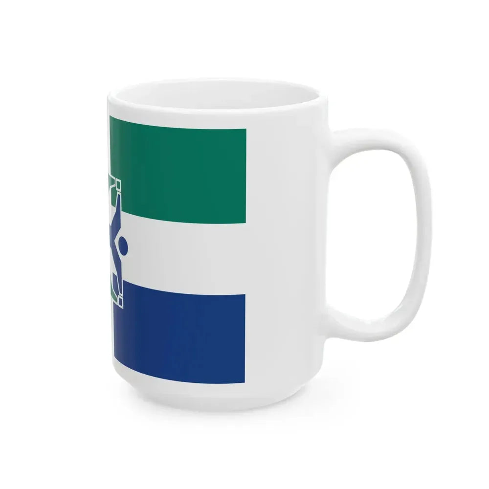 Flag of Columbia Missouri (United States) White Coffee Mug - Go Mug Yourself