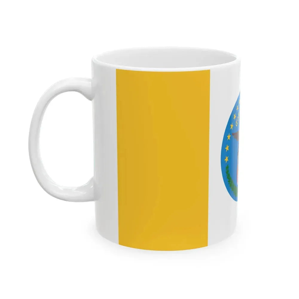 Flag of Columbus Ohio (United States) White Coffee Mug - Go Mug Yourself