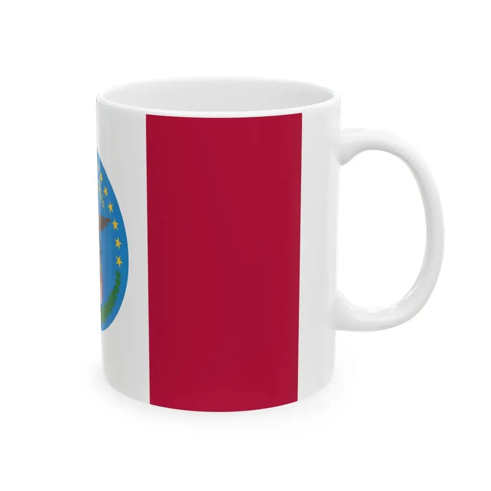 Flag of Columbus Ohio (United States) White Coffee Mug - Go Mug Yourself