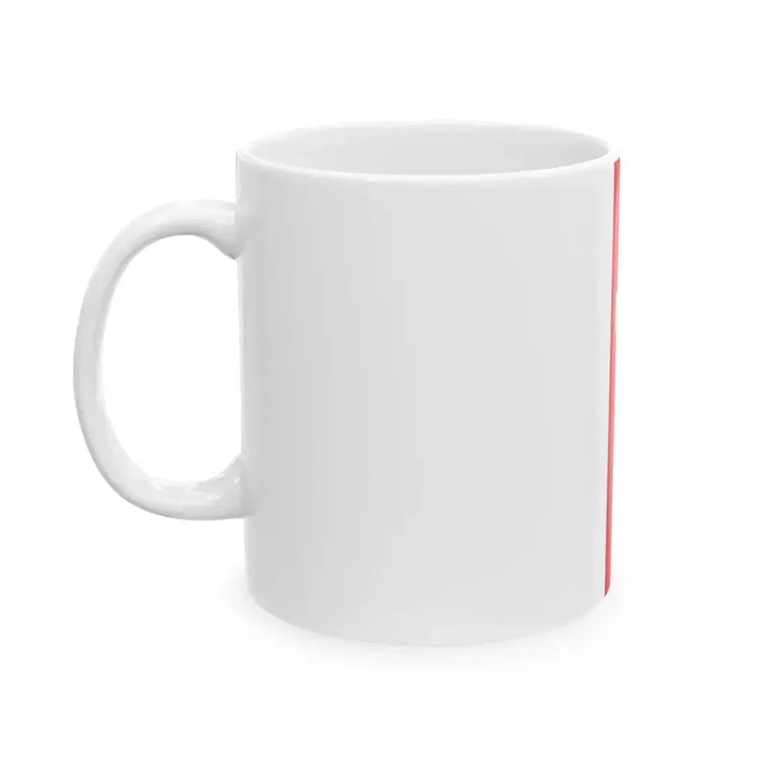 Flag of Combourg (France) White Coffee Mug - Go Mug Yourself