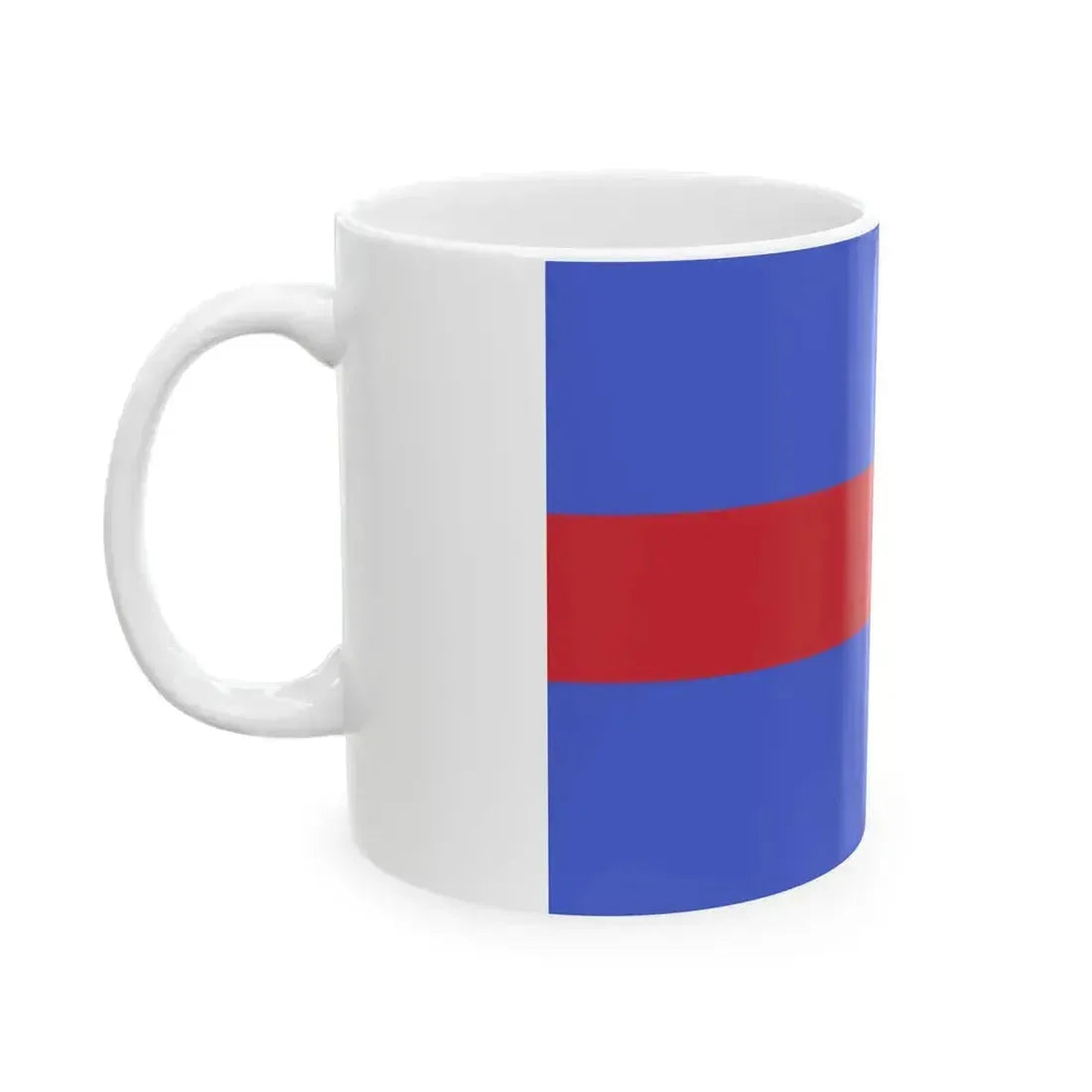 Flag of commander of a stormo of the Regia Aeronautica (Italy) White Coffee Mug - Go Mug Yourself