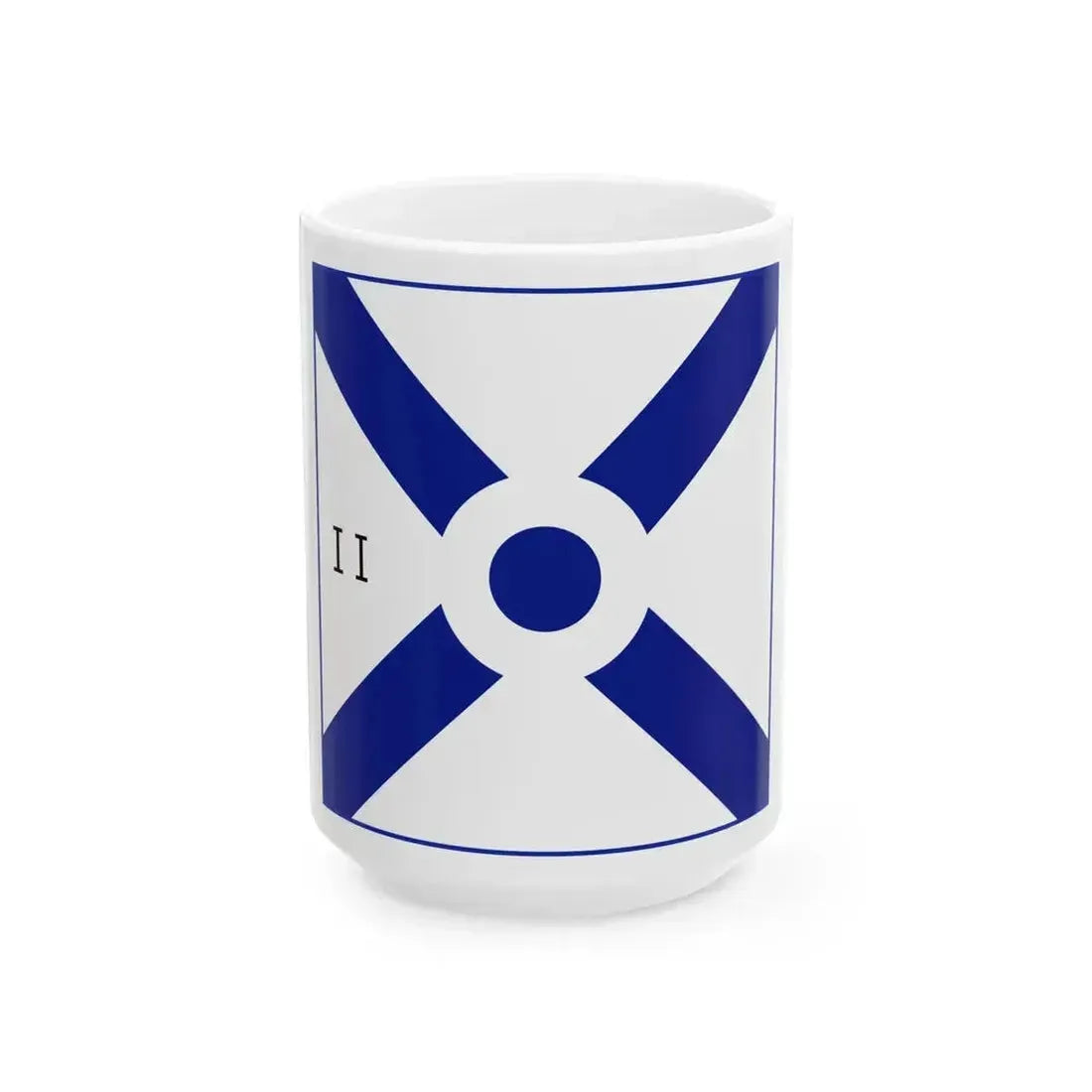 Flag of Commander of Civil Aviation Greece (Greece) White Coffee Mug 15oz - Go Mug Yourself