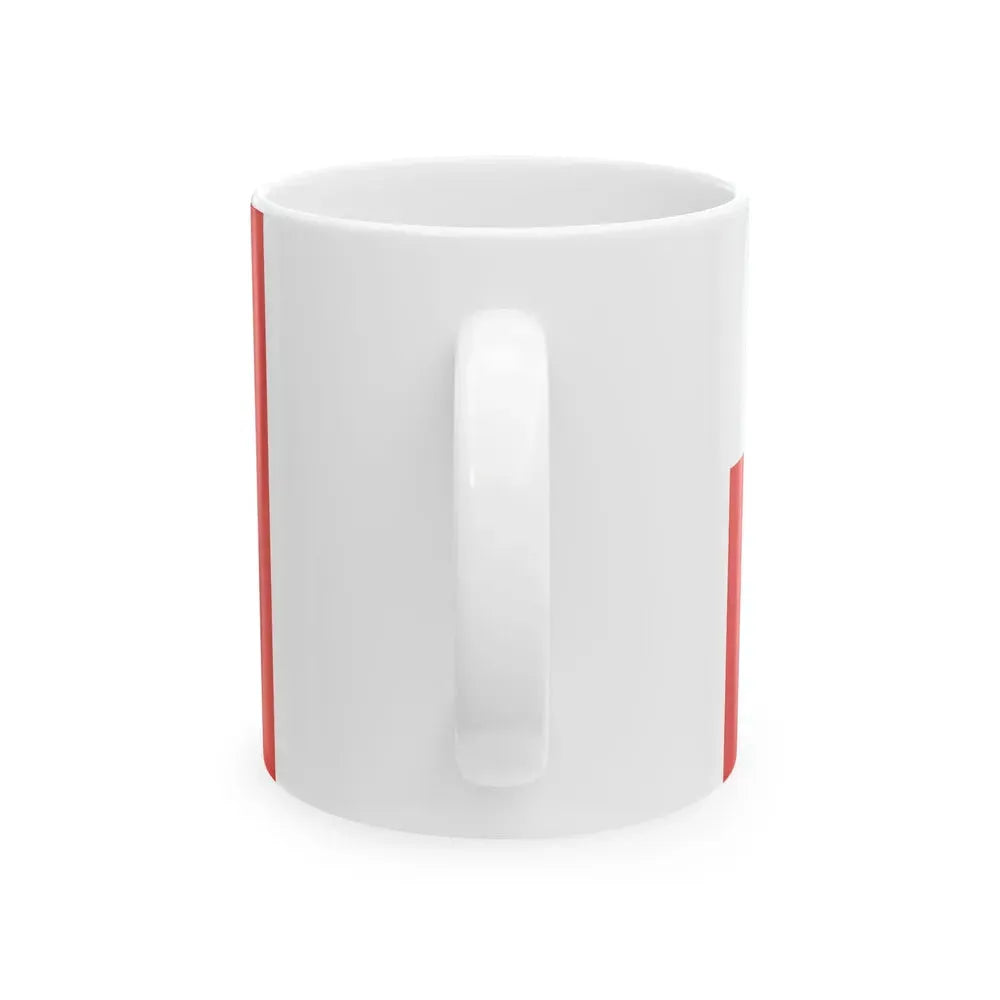 Flag of Commander of the Revolutionary Navy of Cuba (Cuba) White Coffee Mug - Go Mug Yourself