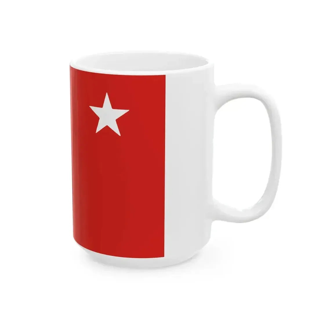 Flag of Commander of the Revolutionary Navy of Cuba (Cuba) White Coffee Mug - Go Mug Yourself