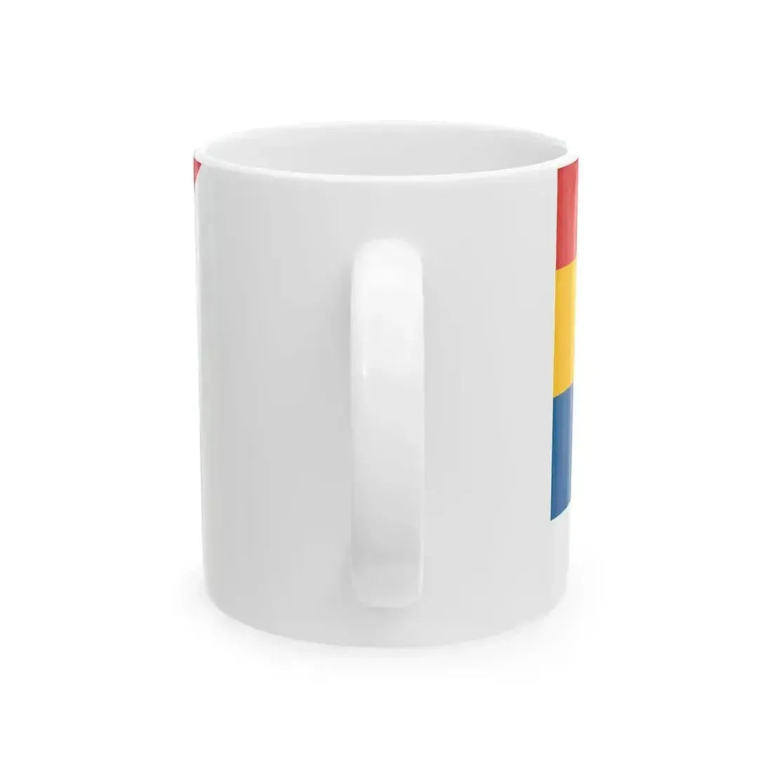 Flag of Commodore of Beiyang Fleet 1890-1909 (China) White Coffee Mug - Go Mug Yourself