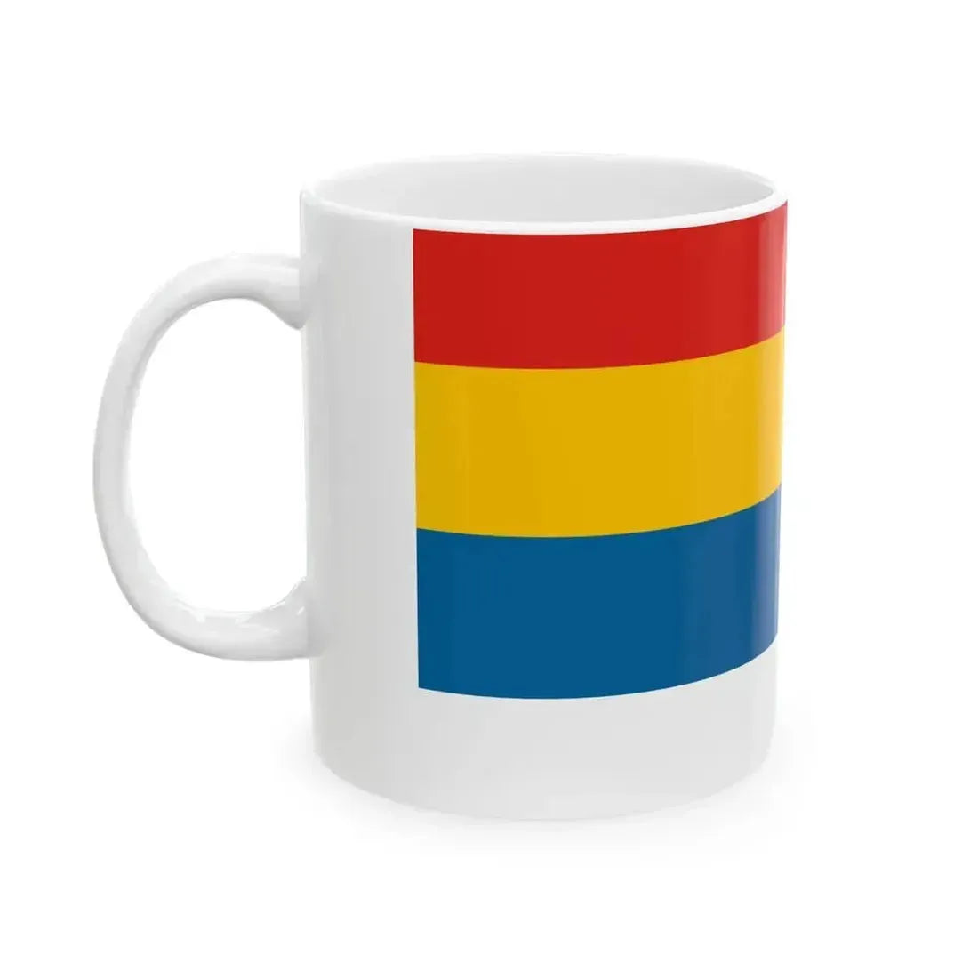 Flag of Commodore of Beiyang Fleet 1890-1909 (China) White Coffee Mug - Go Mug Yourself