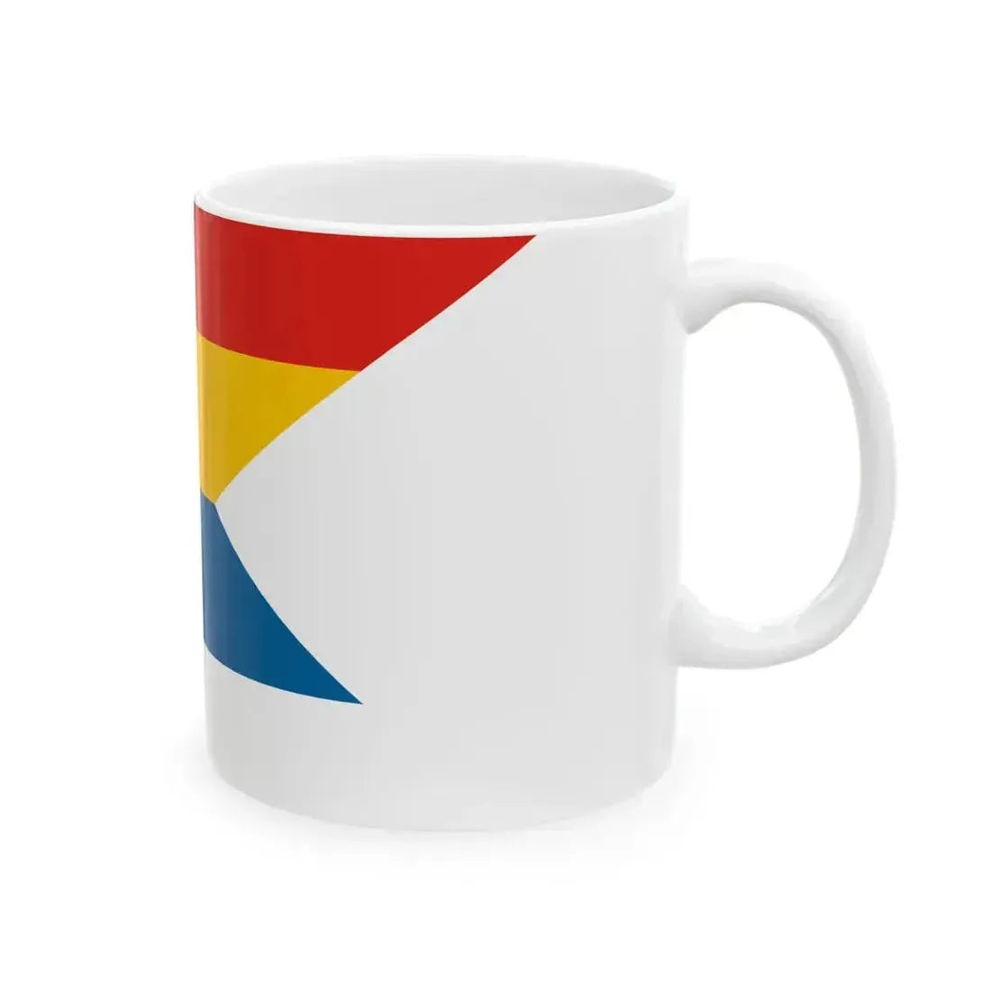 Flag of Commodore of Beiyang Fleet 1890-1909 (China) White Coffee Mug - Go Mug Yourself