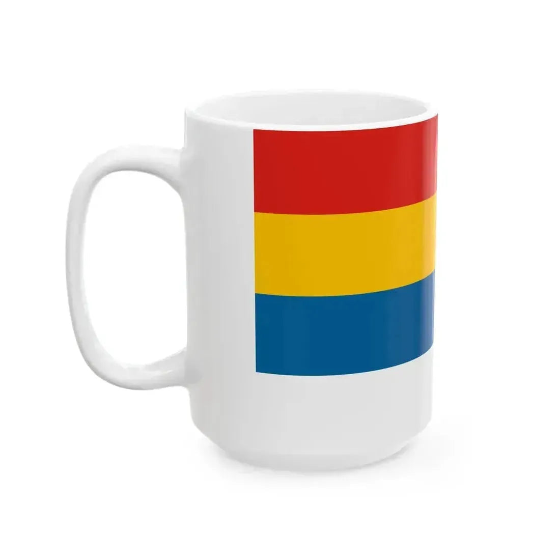 Flag of Commodore of Beiyang Fleet 1890-1909 (China) White Coffee Mug - Go Mug Yourself