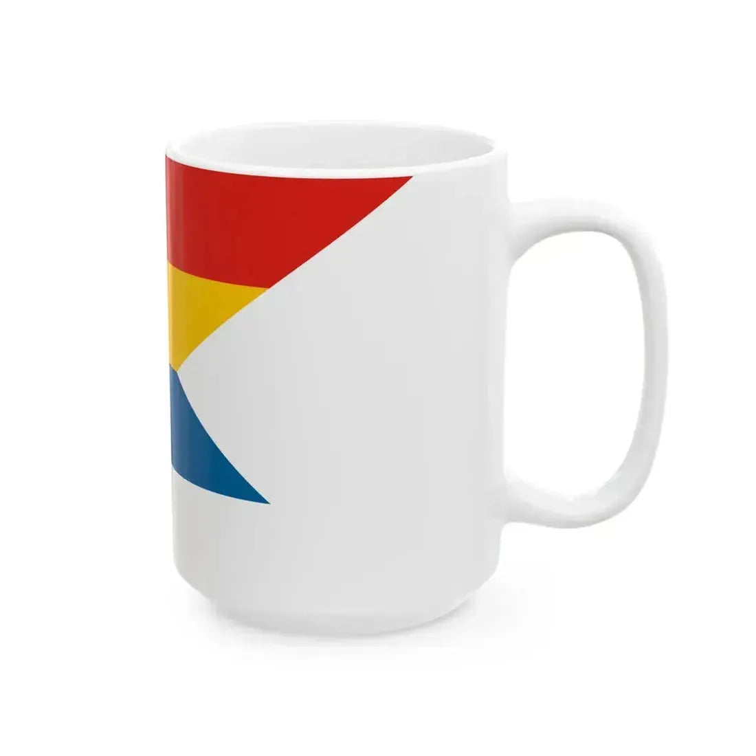Flag of Commodore of Beiyang Fleet 1890-1909 (China) White Coffee Mug - Go Mug Yourself