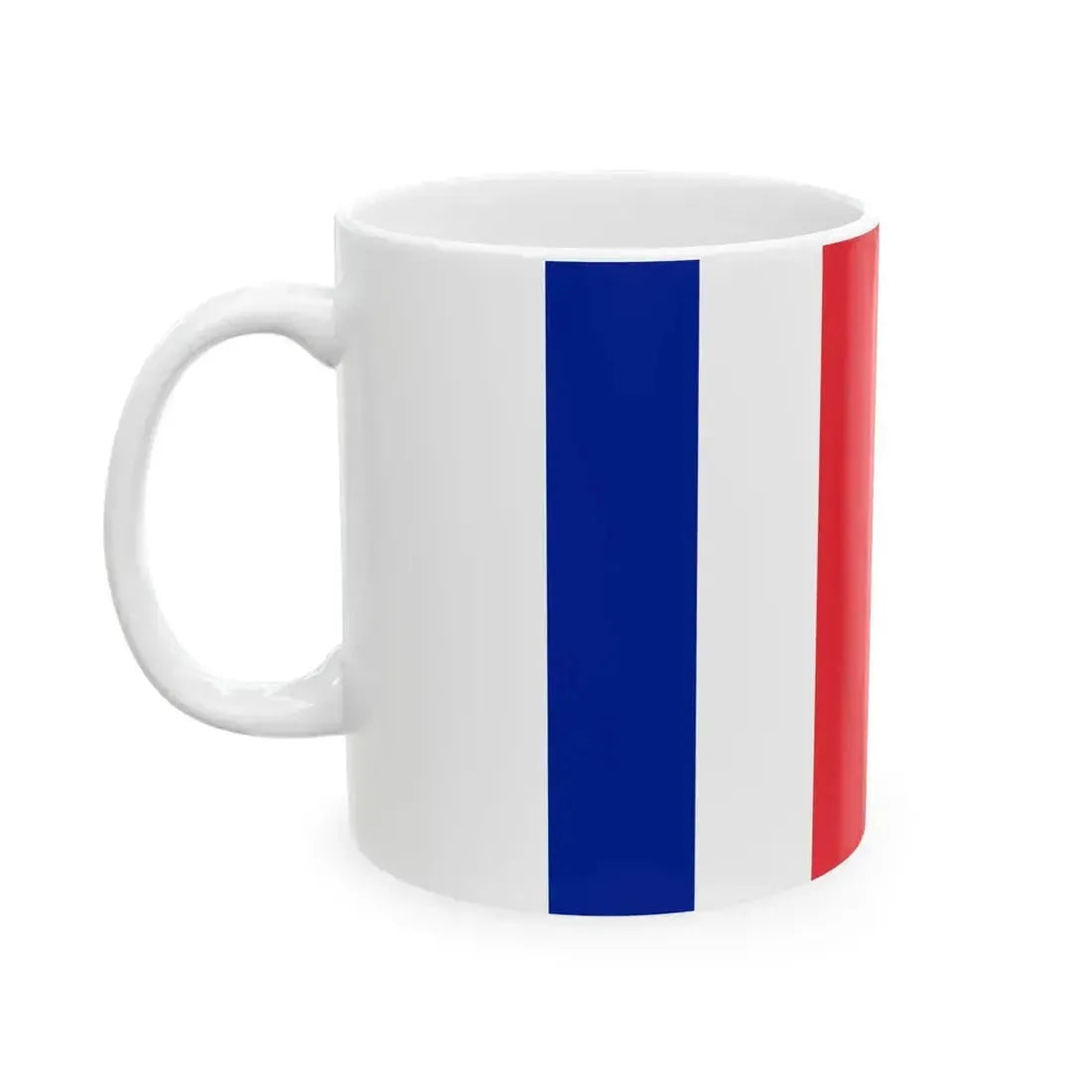 Flag of Communist France (France) White Coffee Mug - Go Mug Yourself