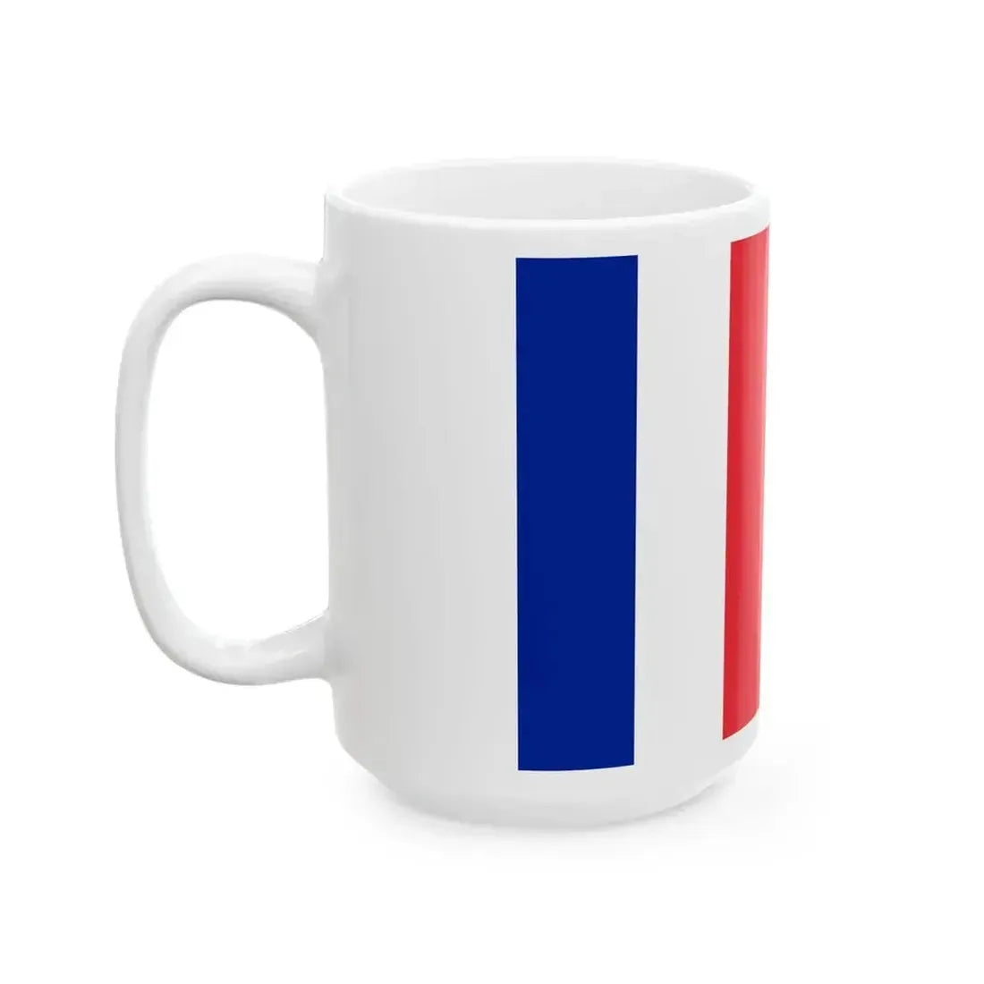Flag of Communist France (France) White Coffee Mug - Go Mug Yourself