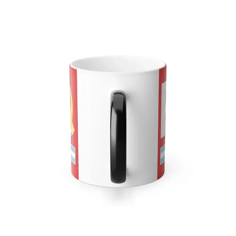 Flag of Communist Party Extraordinary Congress PCCE - Color Changing Coffee Mug - Go Mug Yourself