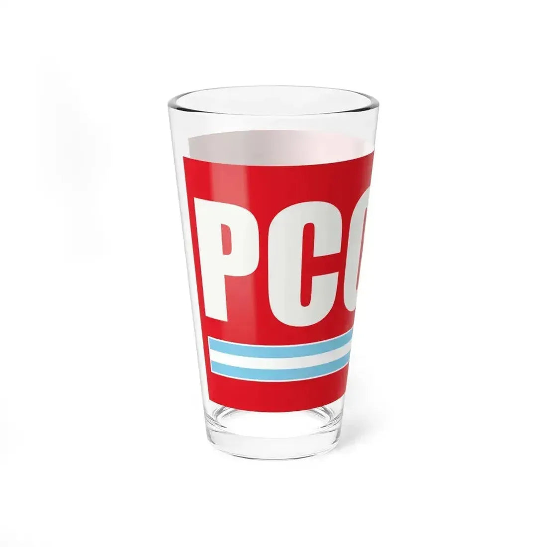 Flag of Communist Party Extraordinary Congress PCCE - Pint Glass 16oz - Go Mug Yourself