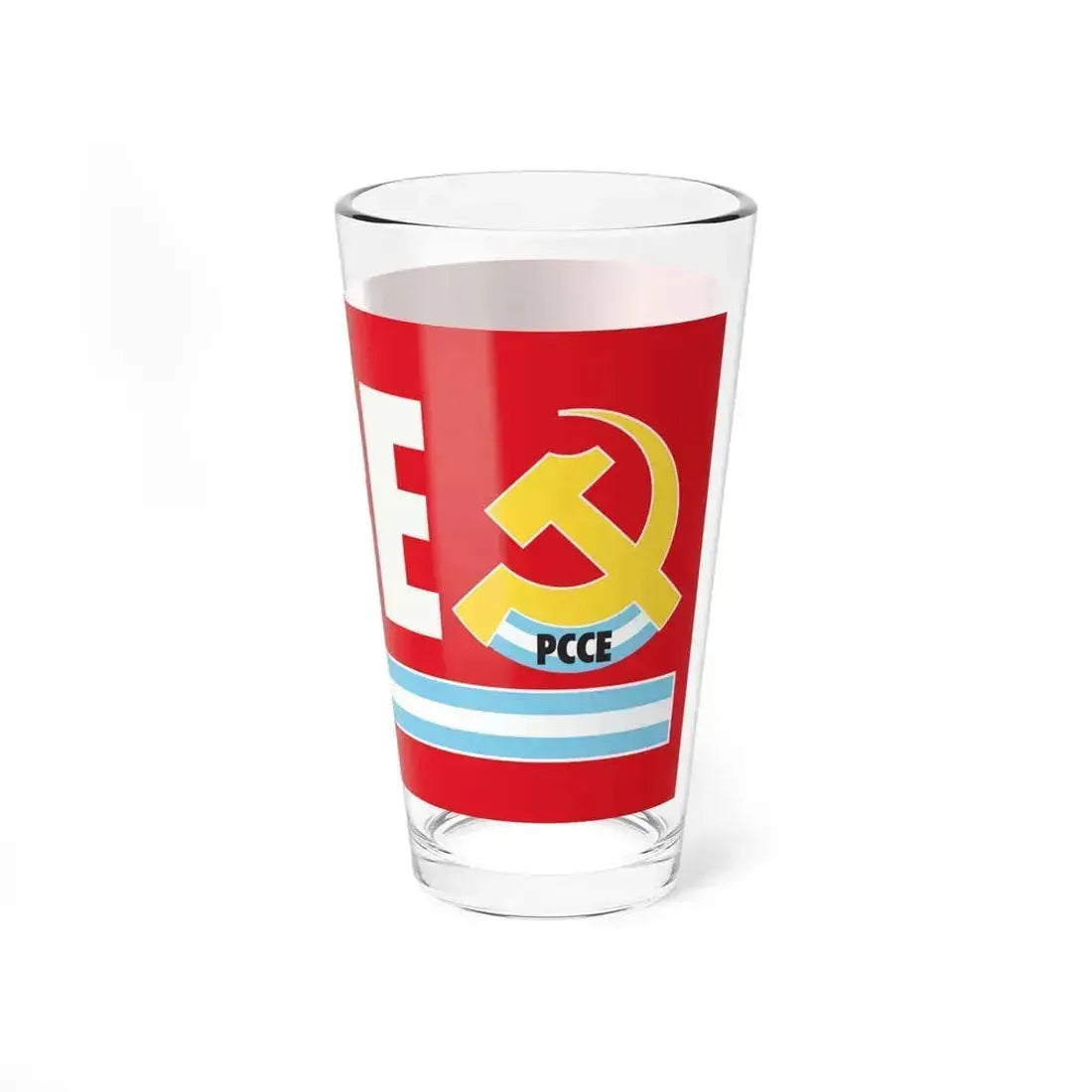 Flag of Communist Party Extraordinary Congress PCCE - Pint Glass 16oz - Go Mug Yourself