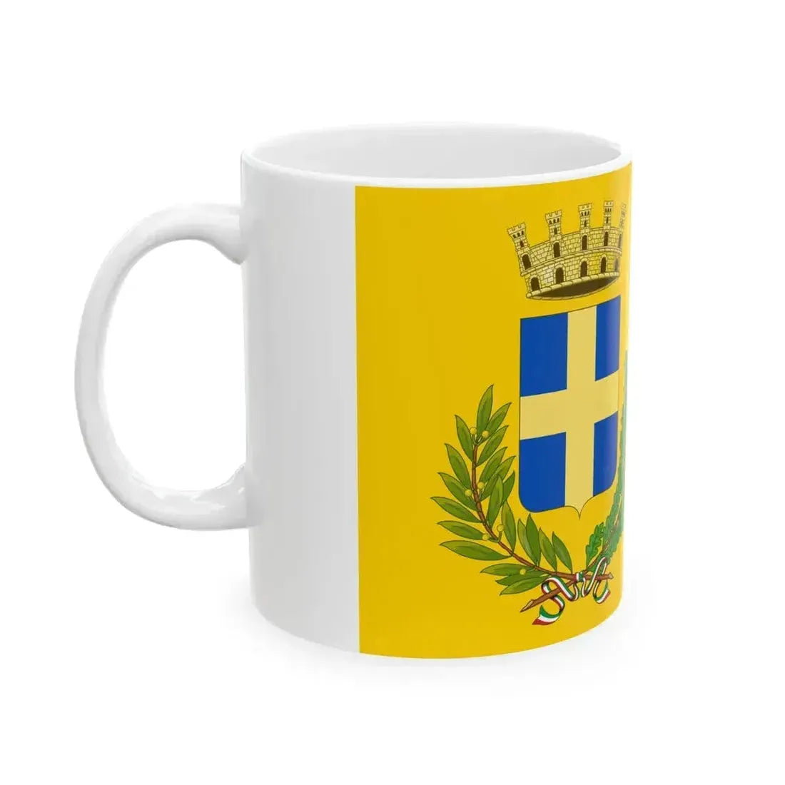 Flag of Conegliano (Italy) White Coffee Mug - Go Mug Yourself