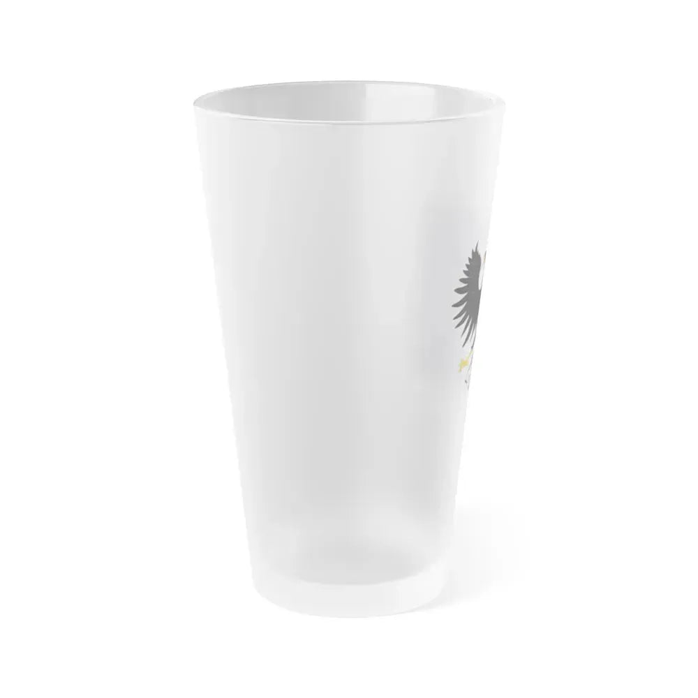 Flag of Connacht Ireland - Frosted Pint Glass 16oz - Go Mug Yourself