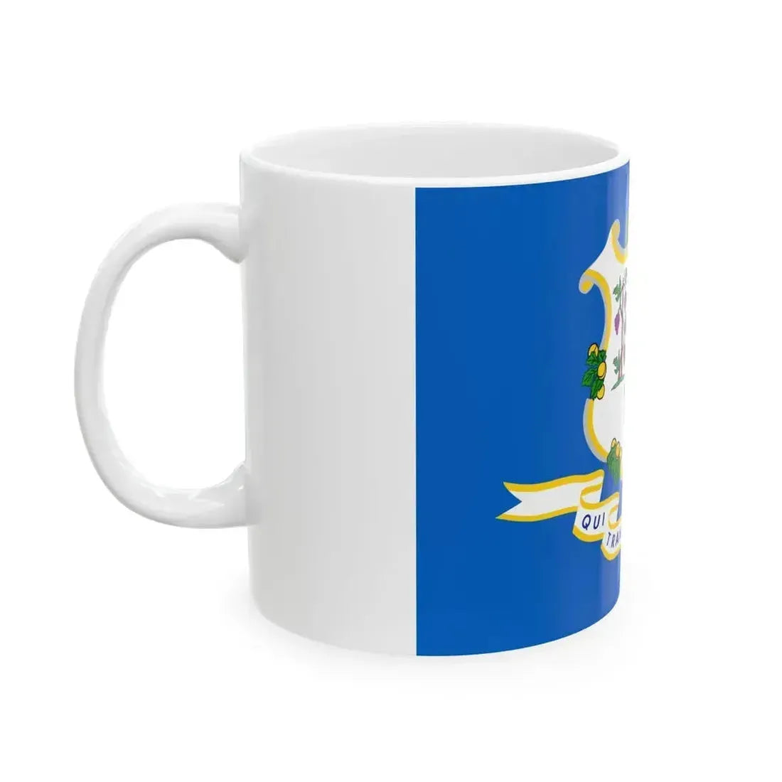 Flag of Connecticut Varient (United States) White Coffee Mug - Go Mug Yourself