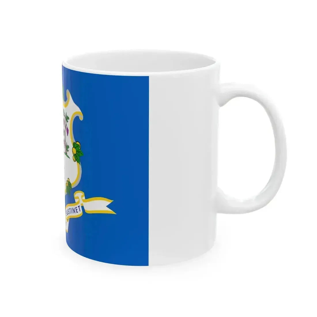 Flag of Connecticut Varient (United States) White Coffee Mug - Go Mug Yourself