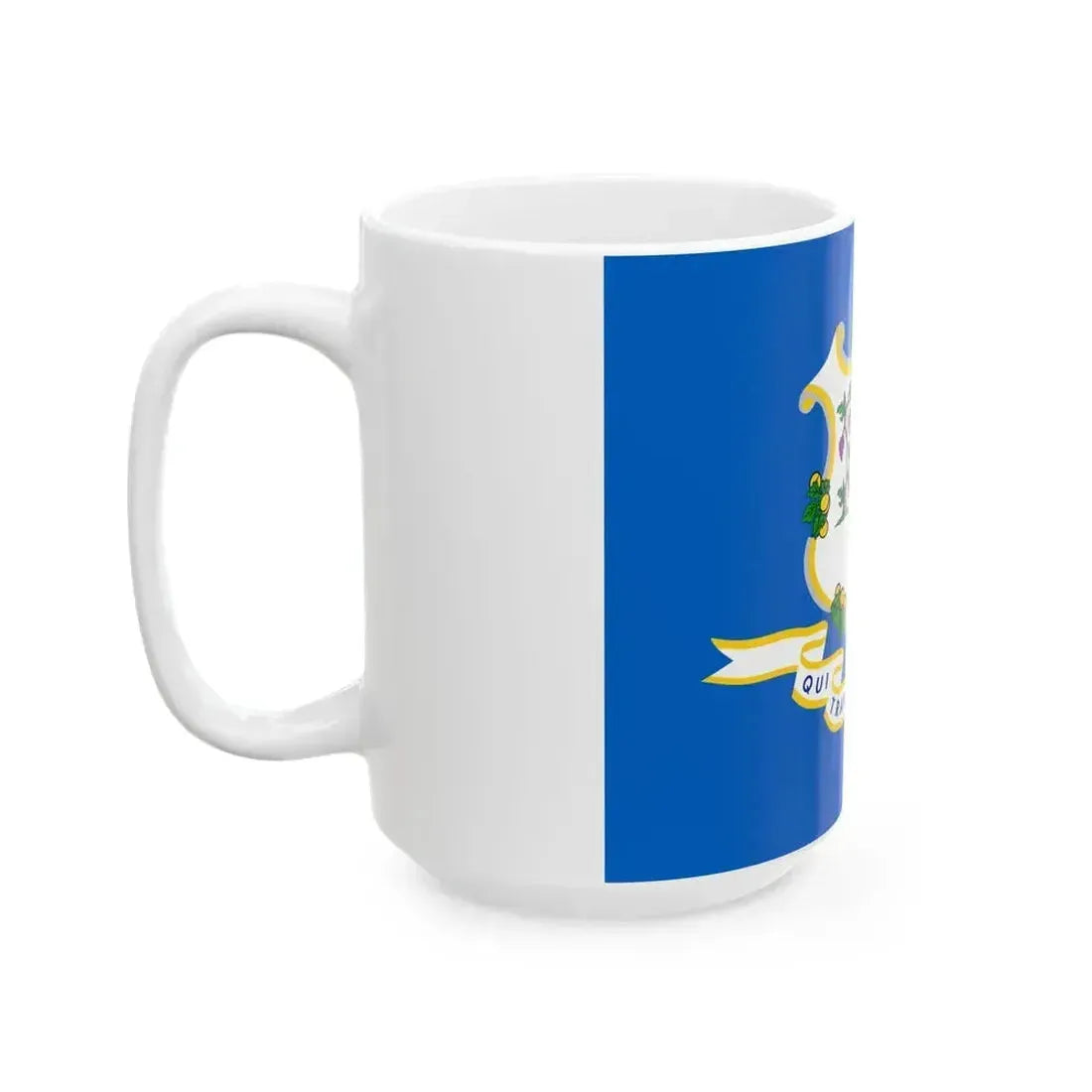 Flag of Connecticut Varient (United States) White Coffee Mug - Go Mug Yourself