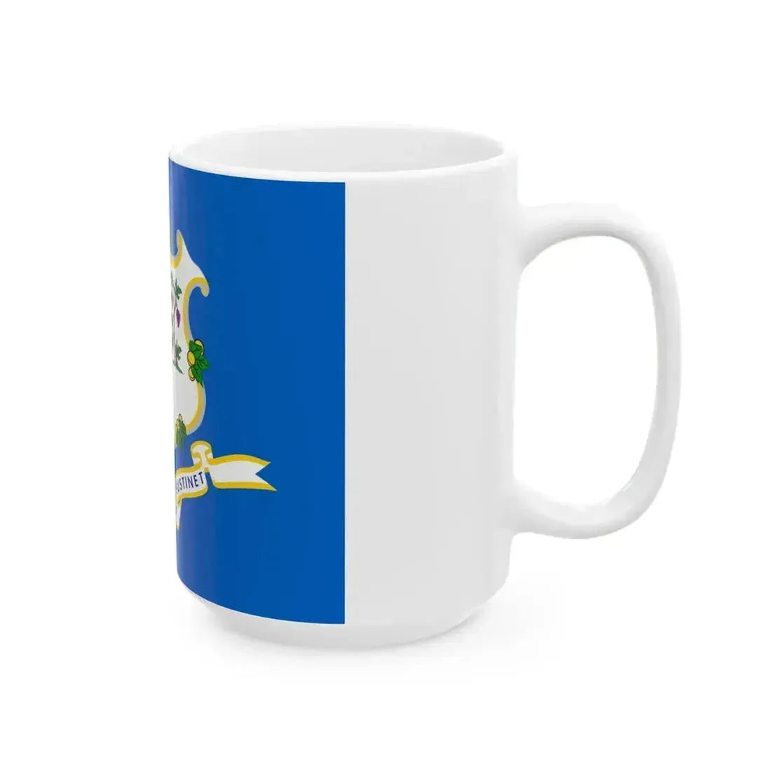 Flag of Connecticut Varient (United States) White Coffee Mug - Go Mug Yourself