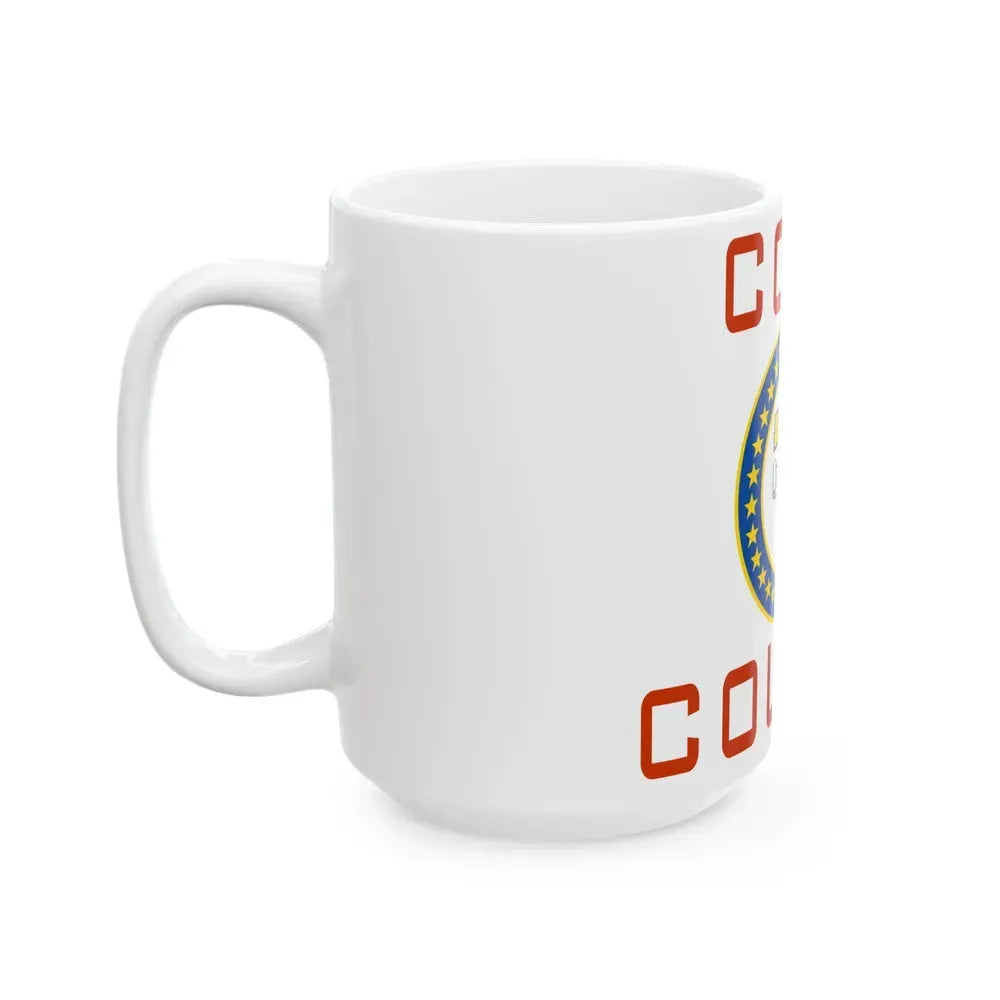 Flag of Cook County Illinois 1961-2022 (United States) White Coffee Mug - Go Mug Yourself