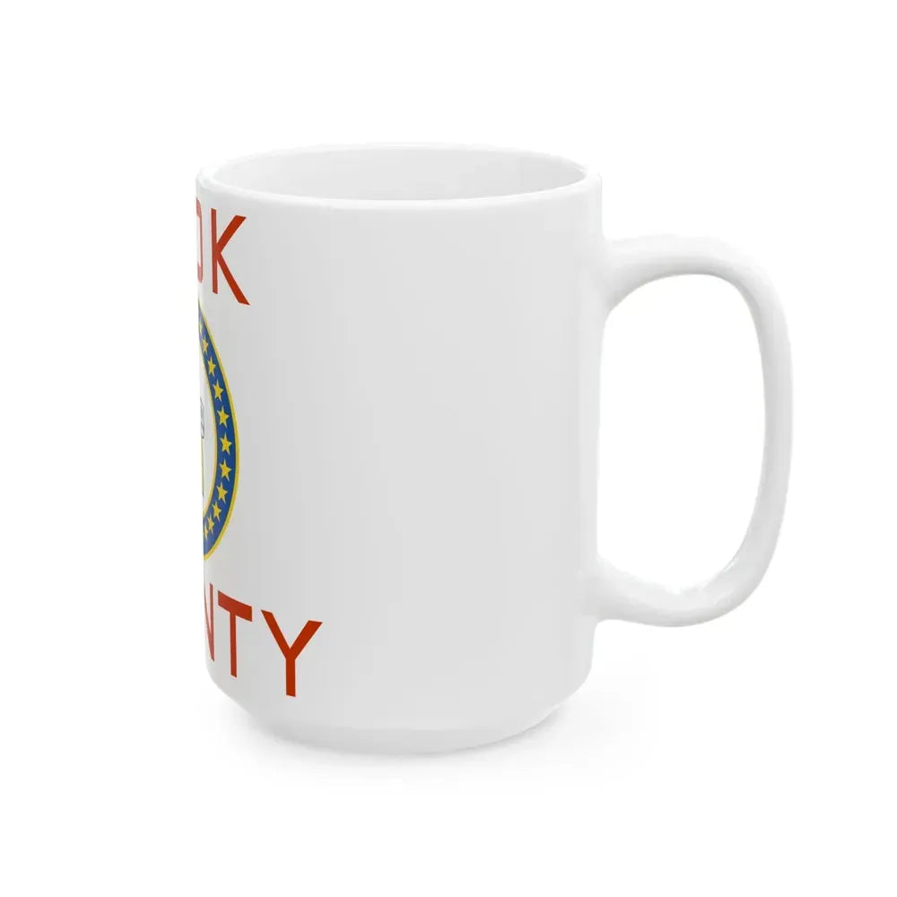 Flag of Cook County Illinois 1961-2022 (United States) White Coffee Mug - Go Mug Yourself