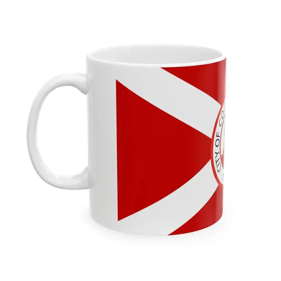 Flag of Cooper City Florida (United States) White Coffee Mug - Go Mug Yourself