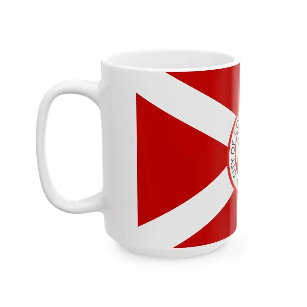 Flag of Cooper City Florida (United States) White Coffee Mug - Go Mug Yourself