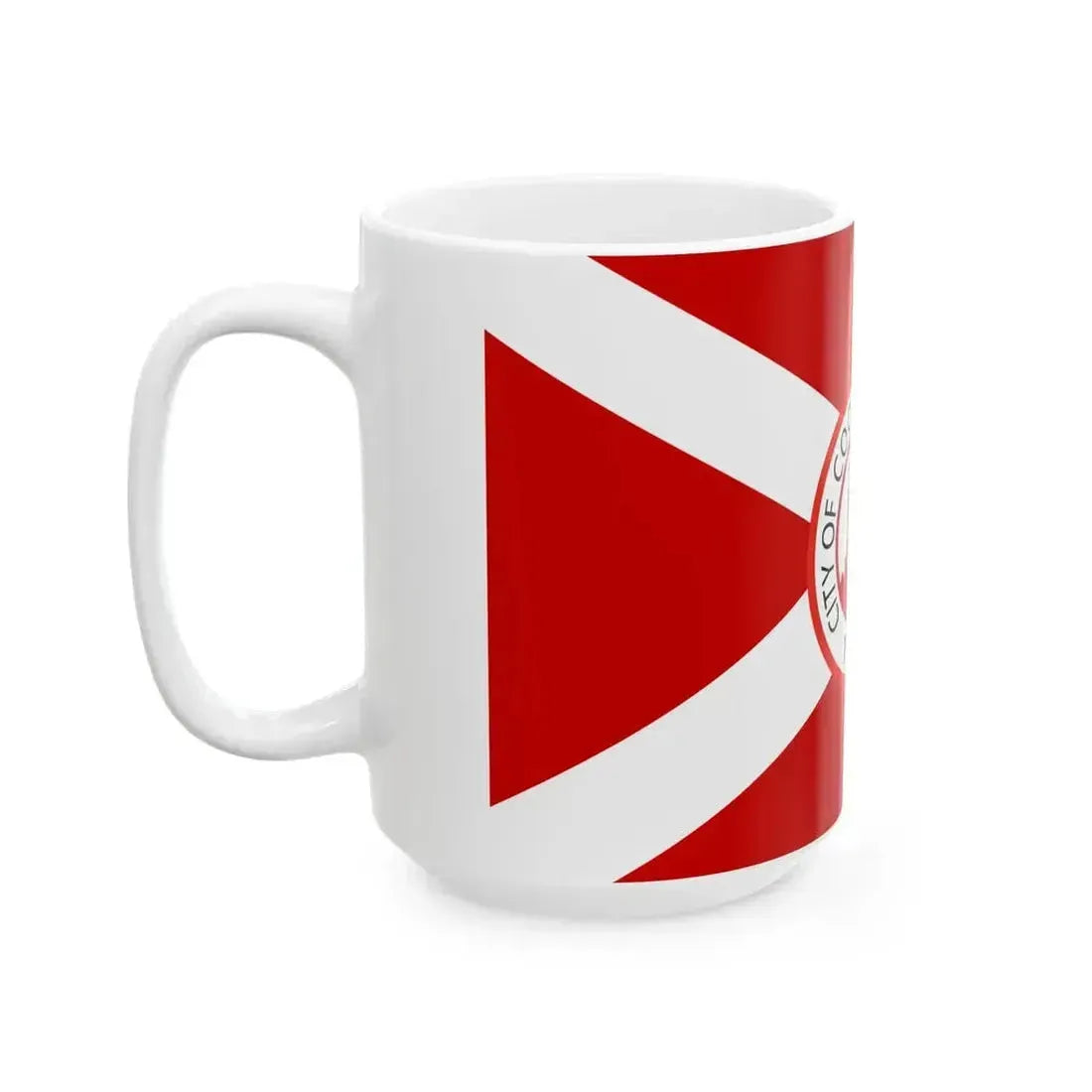 Flag of Cooper City Florida (United States) White Coffee Mug - Go Mug Yourself
