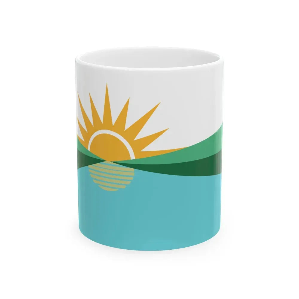 Flag of Coral Springs Florida (United States) White Coffee Mug 11oz - Go Mug Yourself