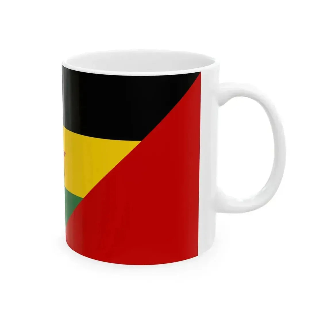 Flag of COREMO (Mozambique) White Coffee Mug - Go Mug Yourself