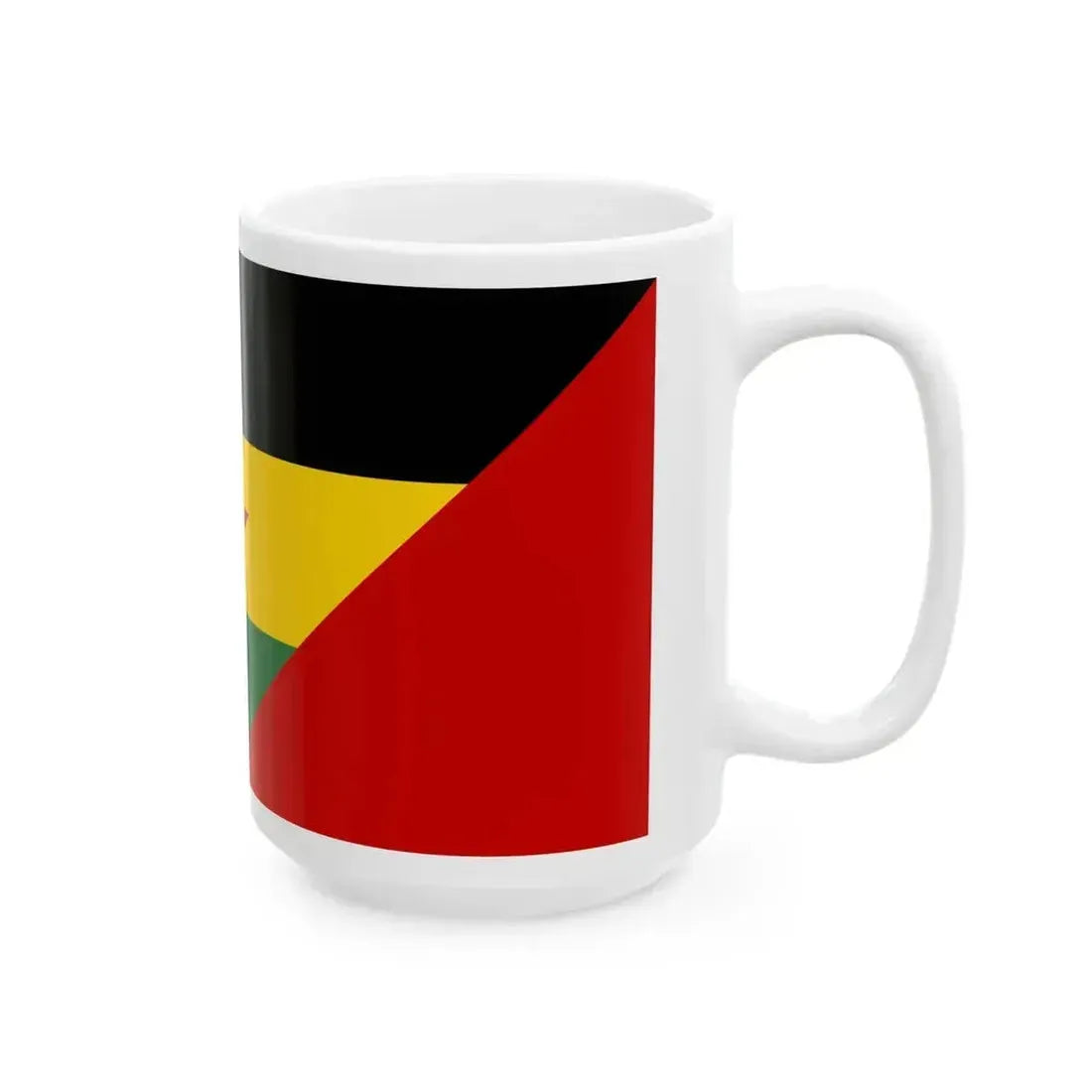 Flag of COREMO (Mozambique) White Coffee Mug - Go Mug Yourself