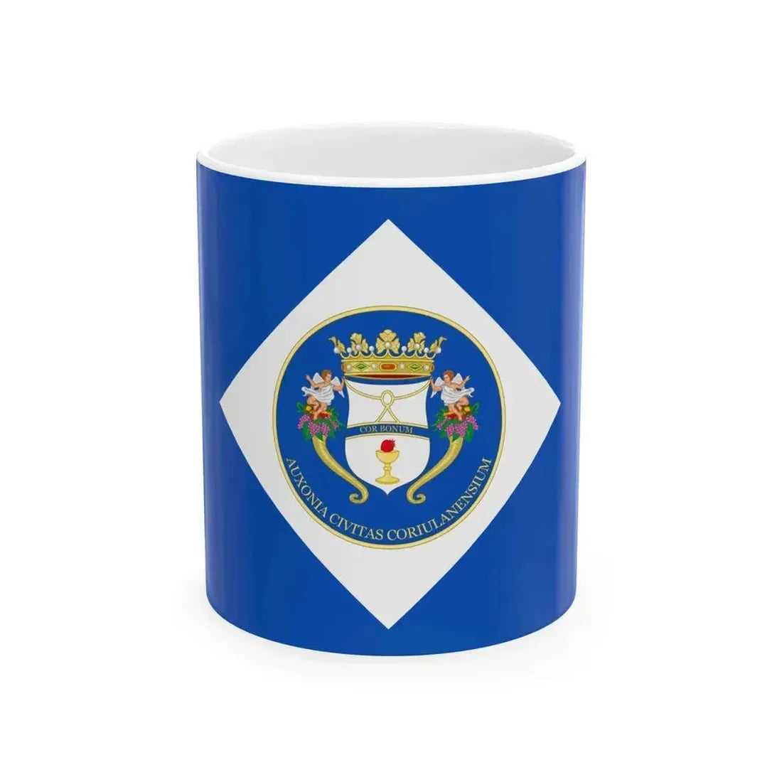 Flag of Corigliano (Italy) White Coffee Mug 11oz - Go Mug Yourself