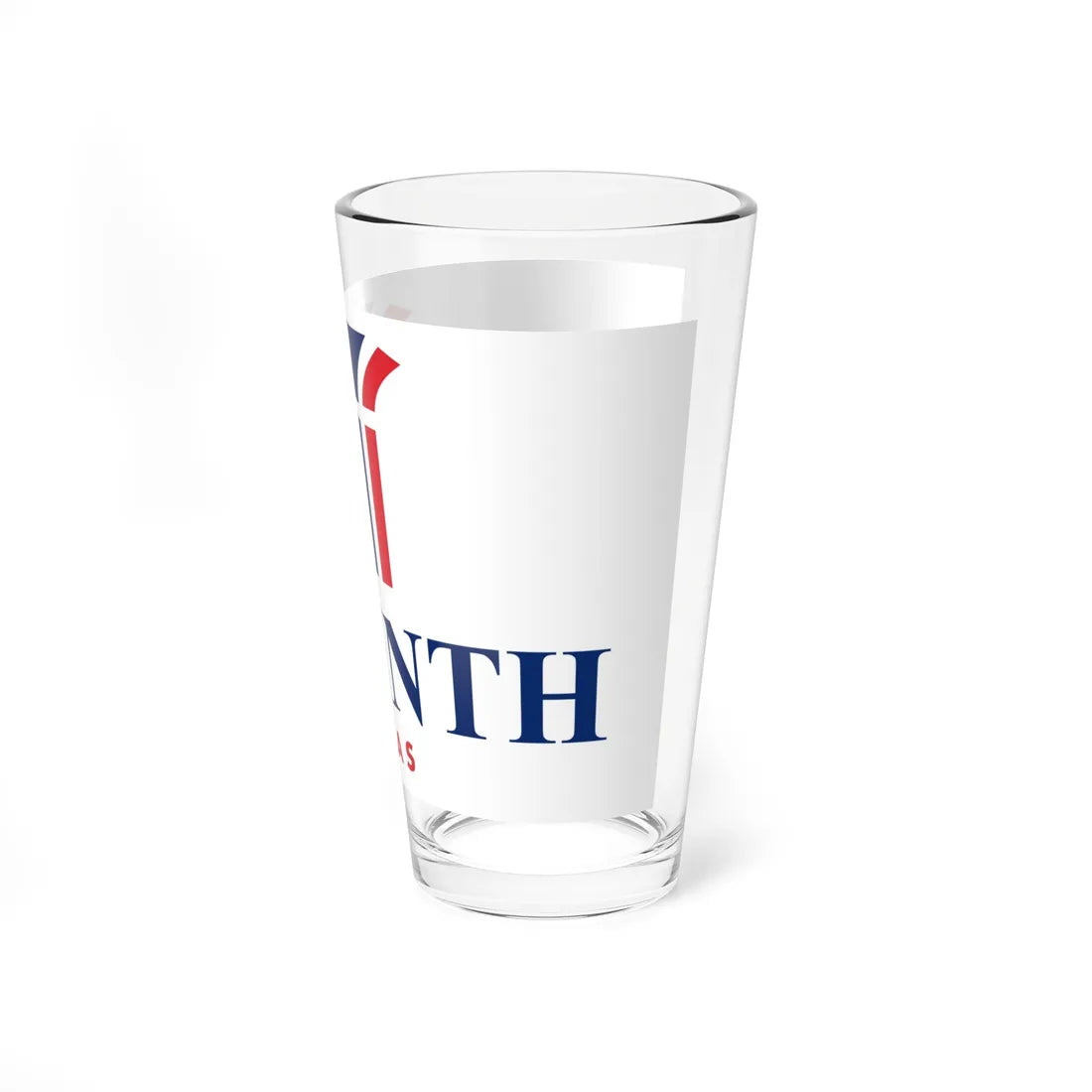 Flag of Corinth Texas (United States) Pint Glass 16oz - Go Mug Yourself