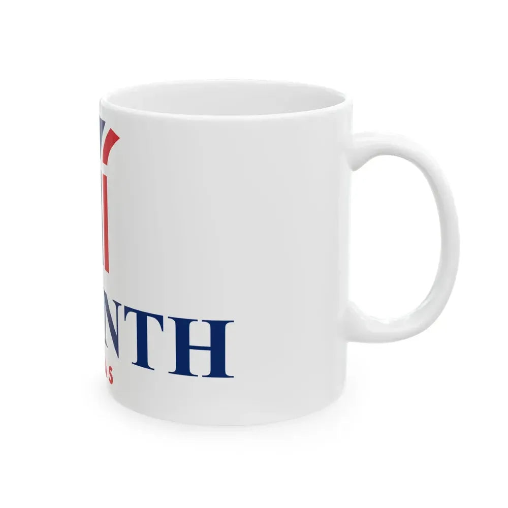 Flag of Corinth Texas (United States) White Coffee Mug - Go Mug Yourself