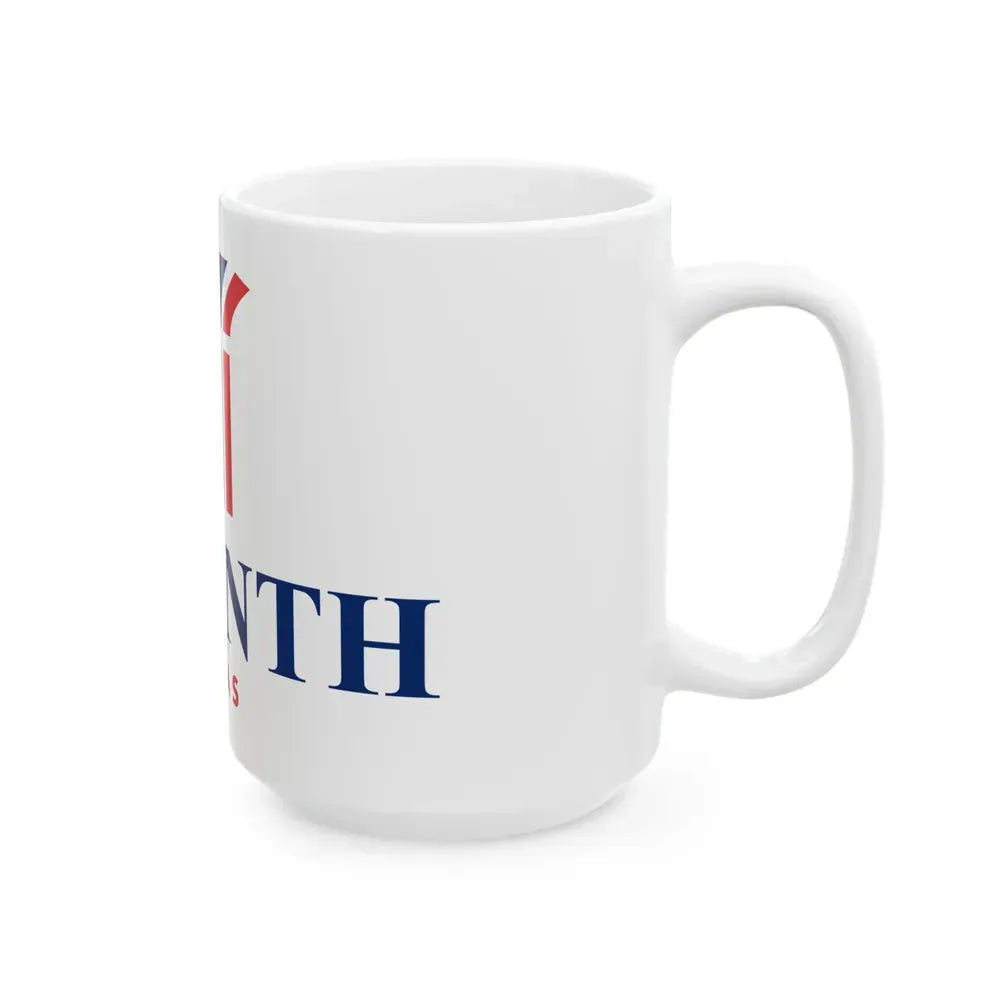 Flag of Corinth Texas (United States) White Coffee Mug - Go Mug Yourself