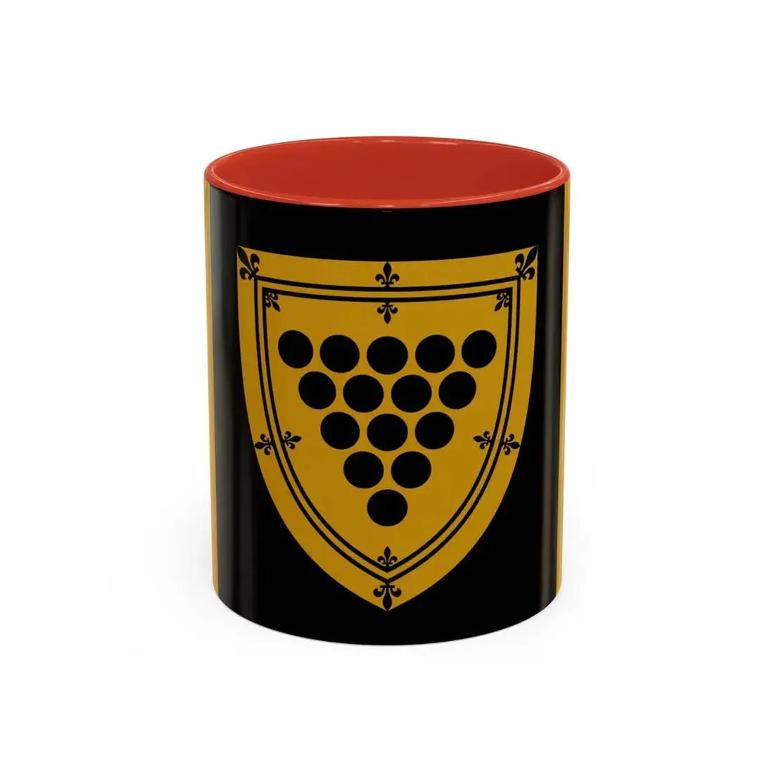 Flag of Cornwall Ontario Canada - Accent Coffee Mug 11oz Red - Go Mug Yourself