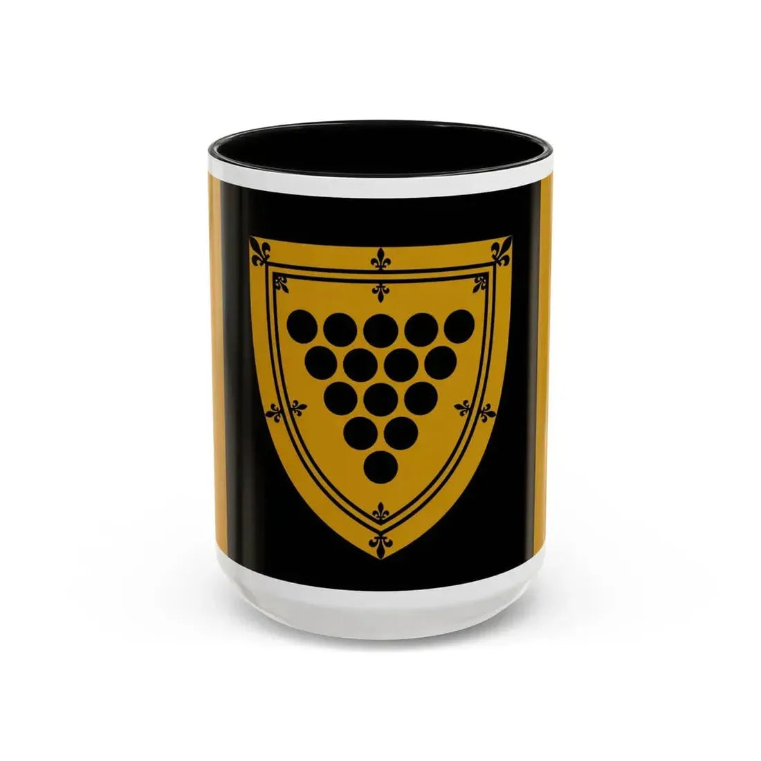 Flag of Cornwall Ontario Canada - Accent Coffee Mug 15oz Black - Go Mug Yourself