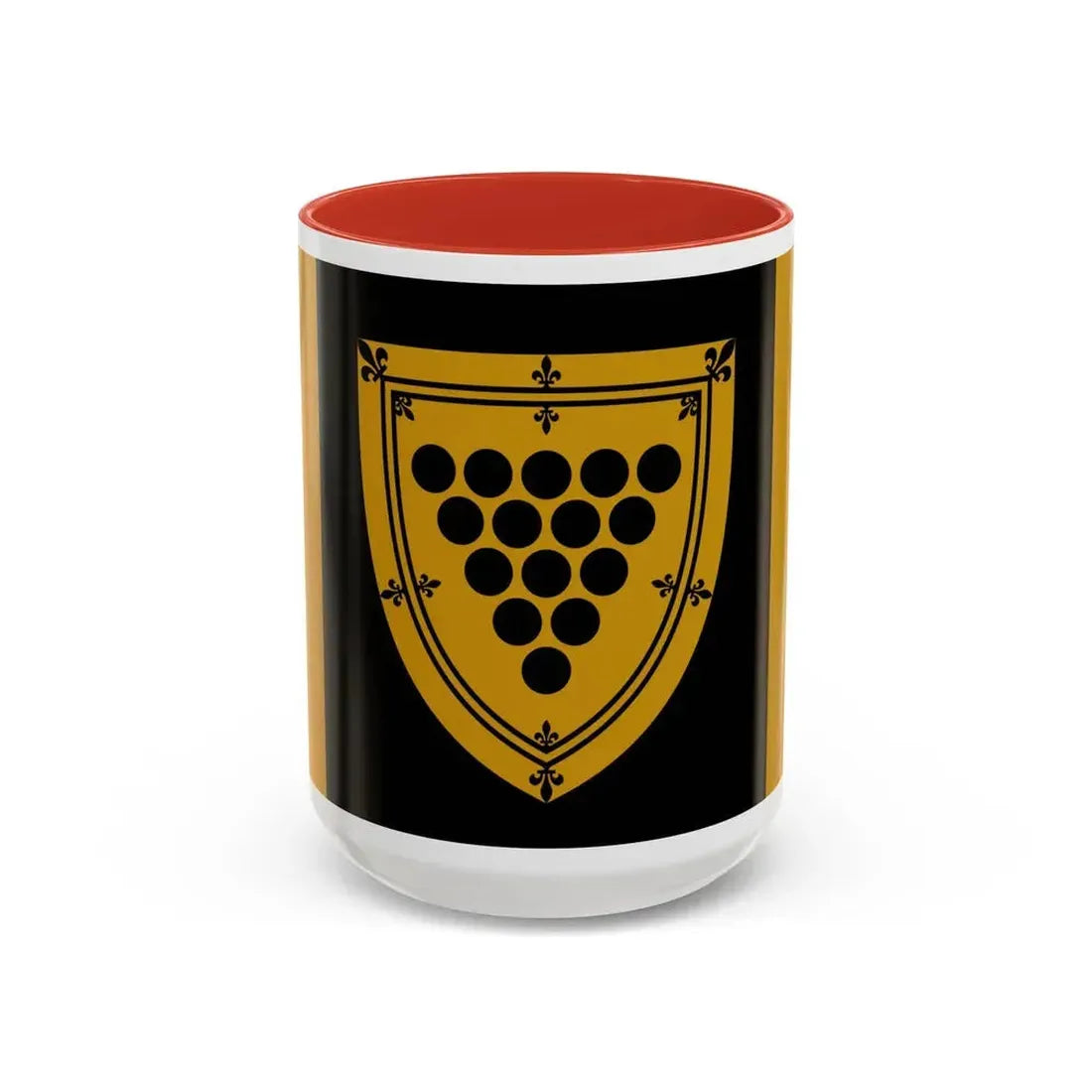 Flag of Cornwall Ontario Canada - Accent Coffee Mug 15oz Red - Go Mug Yourself