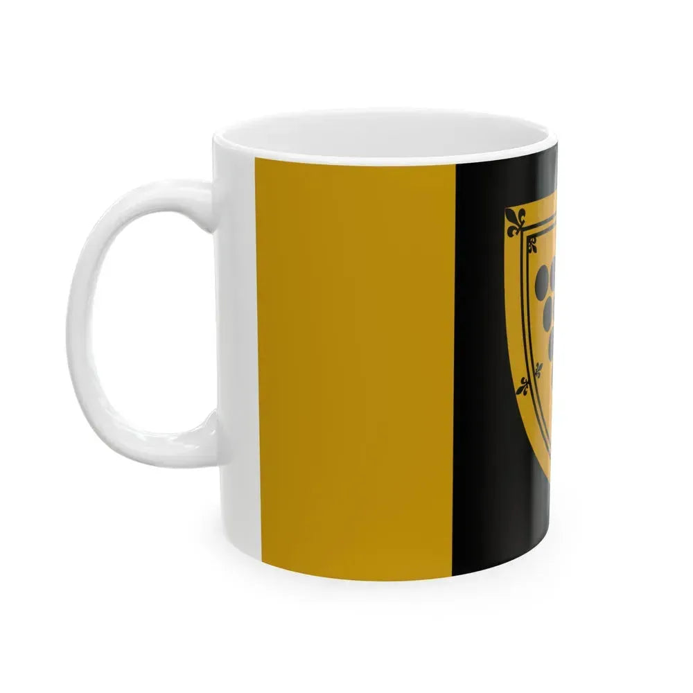 Flag of Cornwall Ontario Canada - White Coffee Mug - Go Mug Yourself