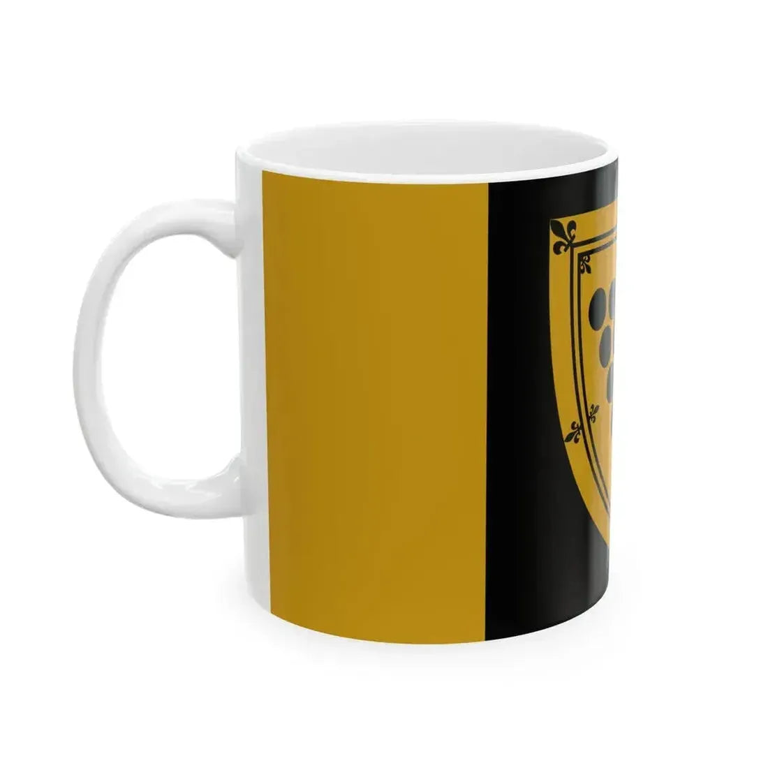 Flag of Cornwall Ontario granted (Canada) White Coffee Mug - Go Mug Yourself