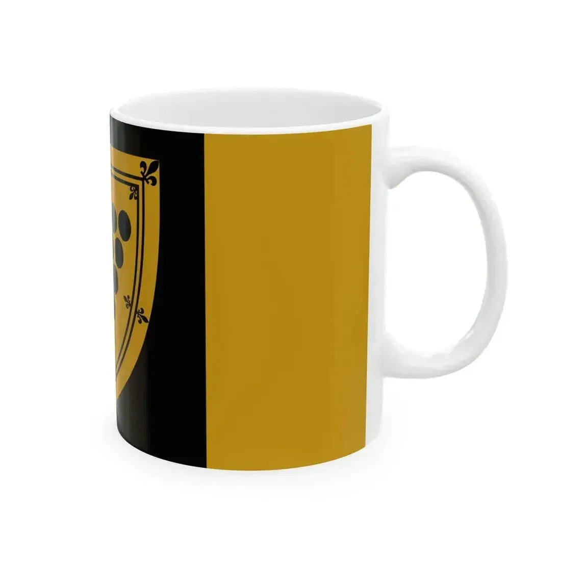 Flag of Cornwall Ontario granted (Canada) White Coffee Mug - Go Mug Yourself