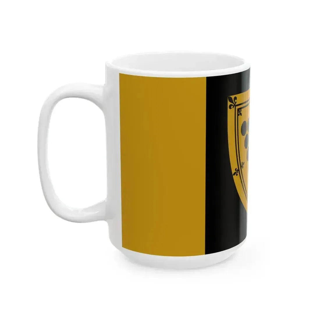 Flag of Cornwall Ontario granted (Canada) White Coffee Mug - Go Mug Yourself