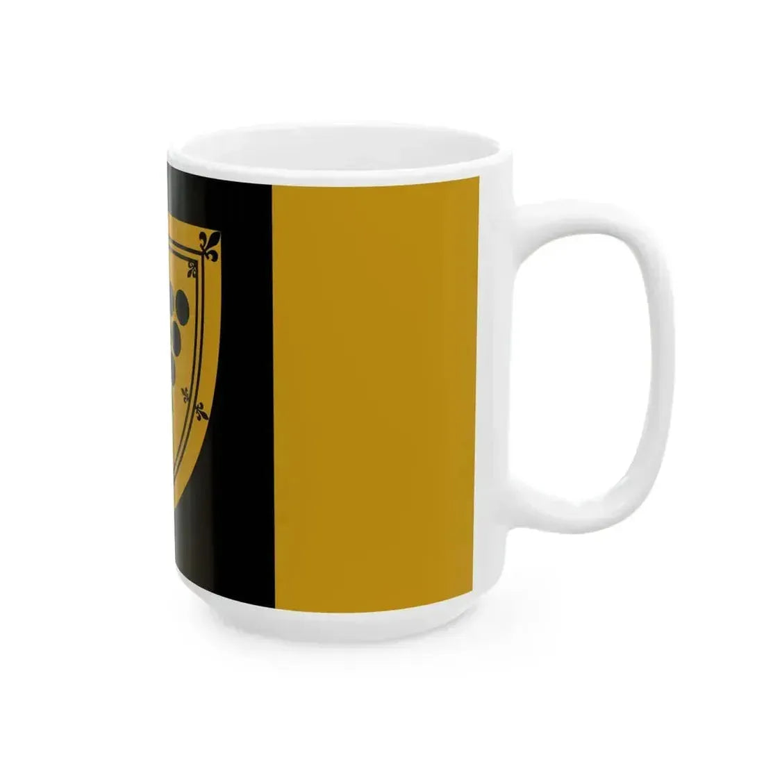 Flag of Cornwall Ontario granted (Canada) White Coffee Mug - Go Mug Yourself