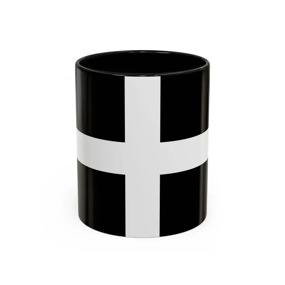 Flag of Cornwall UK - Accent Coffee Mug 11oz Black - Go Mug Yourself